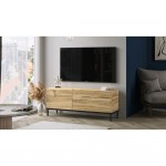 Έπιπλο τηλεόρασης "VIANA" σε χρώμα felt 120x35.5x46.3