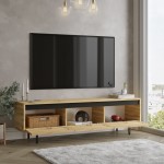 Έπιπλο τηλεόρασης "VIANA" σε χρώμα felt 160x35.5x45.1