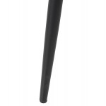 Καρέκλα Gab γκρι ύφασμα με πόδι μαύρο μέταλλο 42x41x93