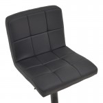 Σκαμπό μπαρ Rem πτυσσόμενο μαύρο pu-βάση μαύρο μέταλλο 44x44x112