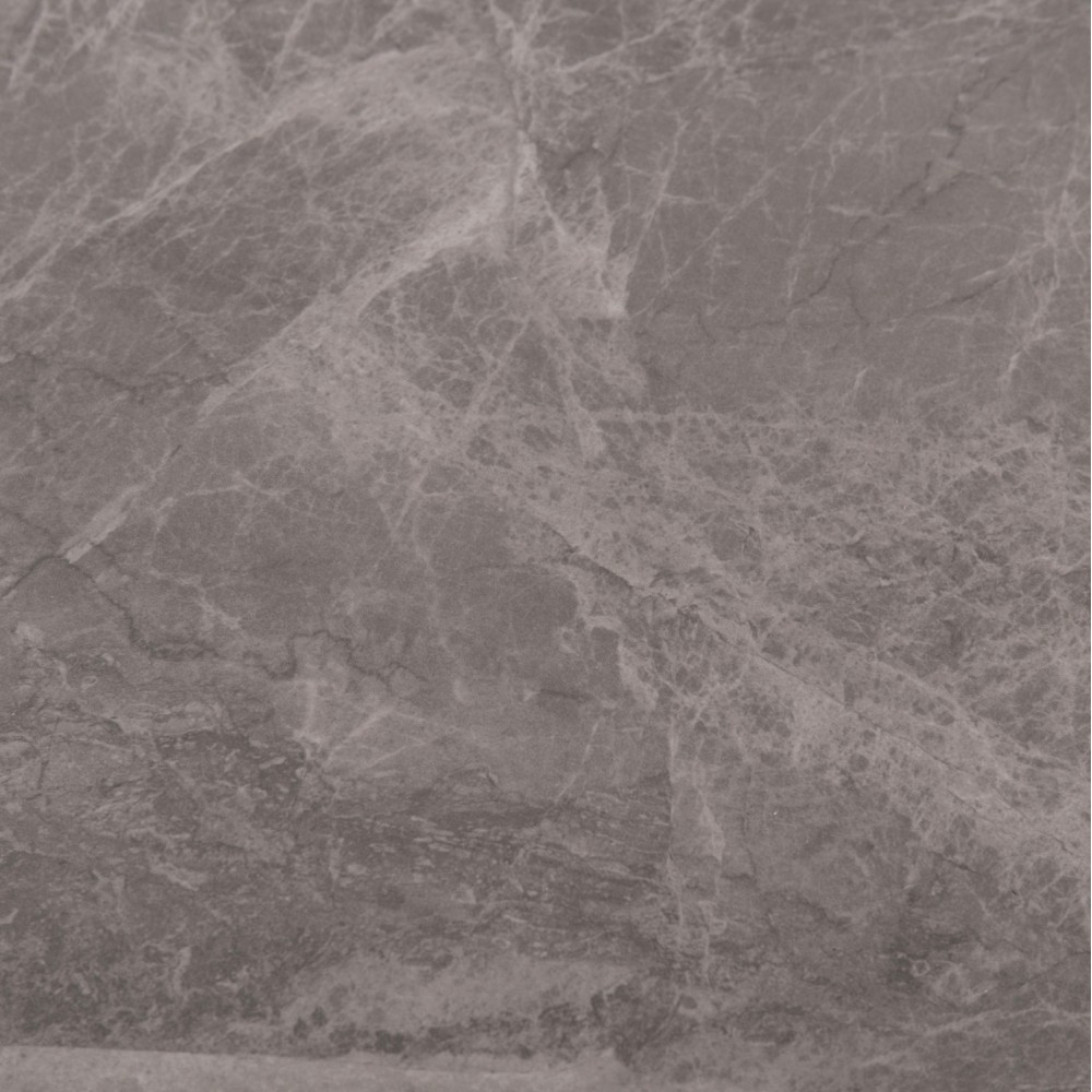 Τραπέζι Rav γκρι μαρμάρου sintered stone-μαύρο μέταλλο 120x70x75