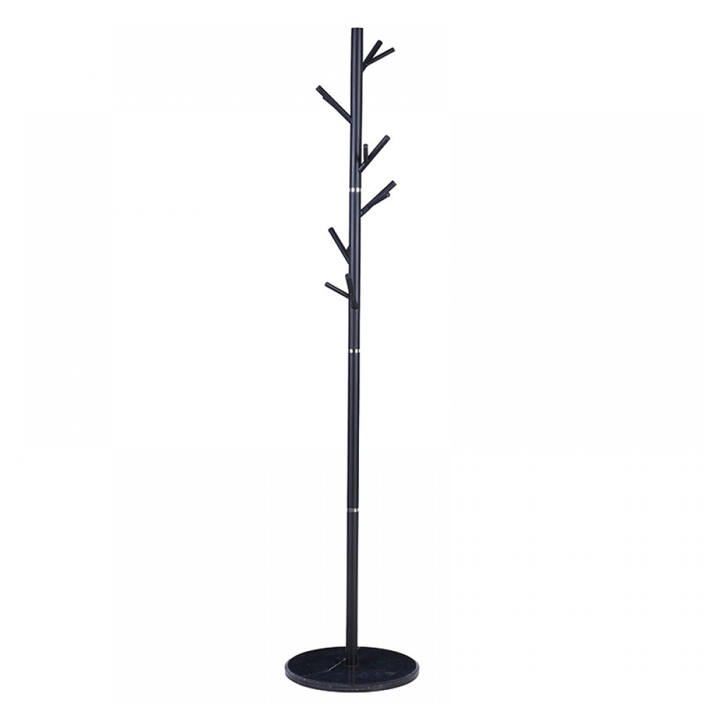 Καλόγερος ρούχων Tzina μέταλλο μαύρο Φ38x177