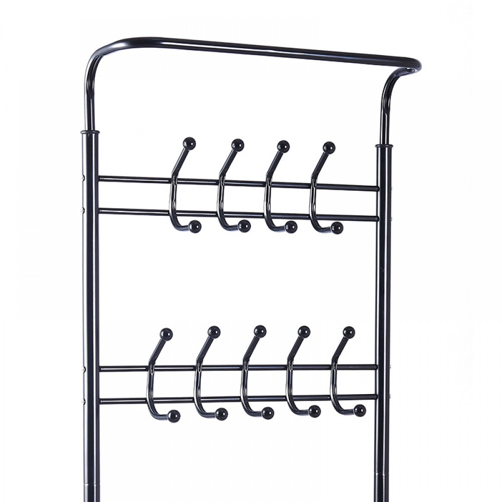 Έπιπλο εισόδου Πορτ Μαντώ Rica μέταλλο μαύρο 65x28x187