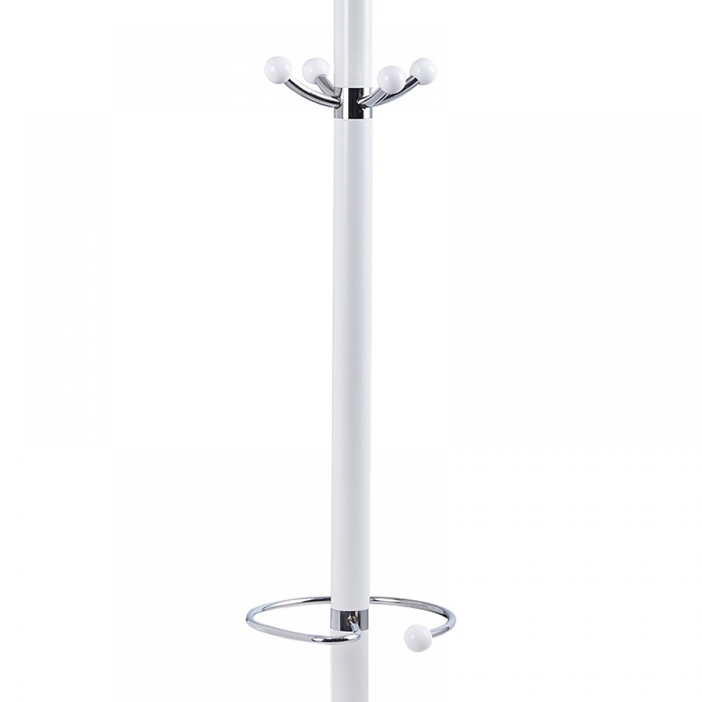 Καλόγερος ρούχων Colo μέταλλο λευκό Φ37x175εκ