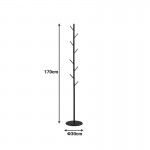 Καλόγερος Βera μέταλλο σε λευκή απόχρωση Φ30x170