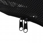 Καρέκλα γραφείου Lila ll με ύφασμα mesh σε μαύρη απόχρωση 61x59x109.5-123εκ