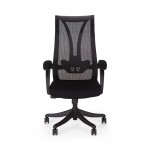 Καρέκλα γραφείου διευθυντή "MONE" ύφασμα mesh μαύρο 53x50x130