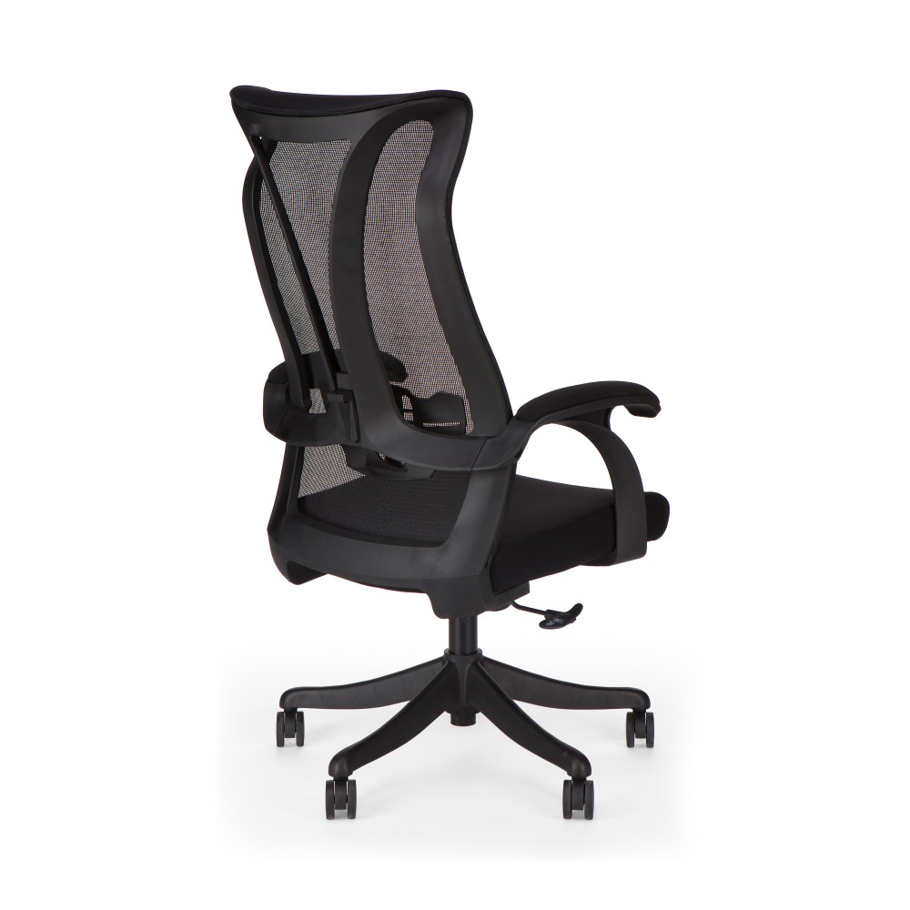 Καρέκλα γραφείου διευθυντή "MONE" ύφασμα mesh μαύρο 53x50x130