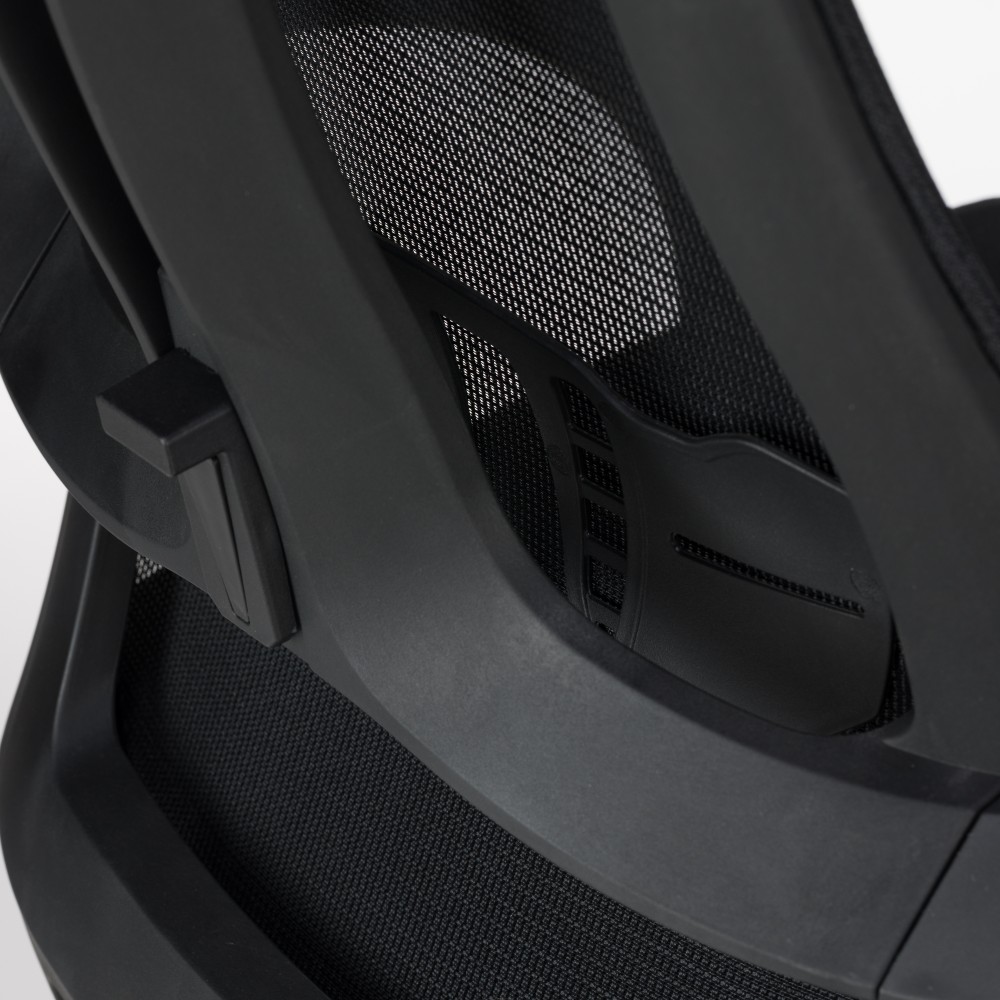 Καρέκλα γραφείου διευθυντή "MONE" ύφασμα mesh μαύρο 53x50x130