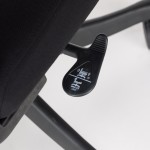 Καρέκλα γραφείου διευθυντή "MONE" ύφασμα mesh μαύρο 53x50x130