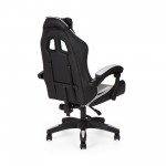 Καρέκλα γραφείου gaming William PU μαύρο-λευκό 60x59x108/118