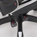 Καρέκλα γραφείου gaming William PU μαύρο-λευκό 60x59x108/118