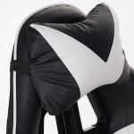 Καρέκλα γραφείου gaming William PU μαύρο-λευκό 60x59x108/118