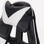 Καρέκλα γραφείου gaming William PU μαύρο-λευκό 60x59x108/118