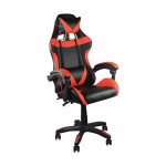 Καρέκλα γραφείου gaming William PU μαύρο-κόκκινο 60x59x108/118