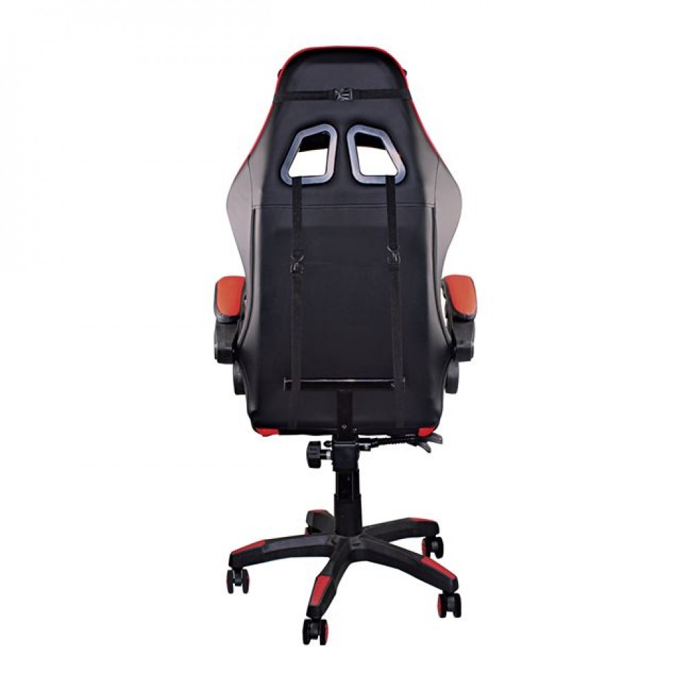 Καρέκλα γραφείου gaming William PU μαύρο-κόκκινο 60x59x108/118