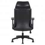 Καρέκλα γραφείου διευθυντή Endy ύφασμα mesh μαύρο 50x50x114/124