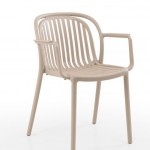 Πολυθρόνα Choho pp σε cappuccino απόχρωση 57x50x77