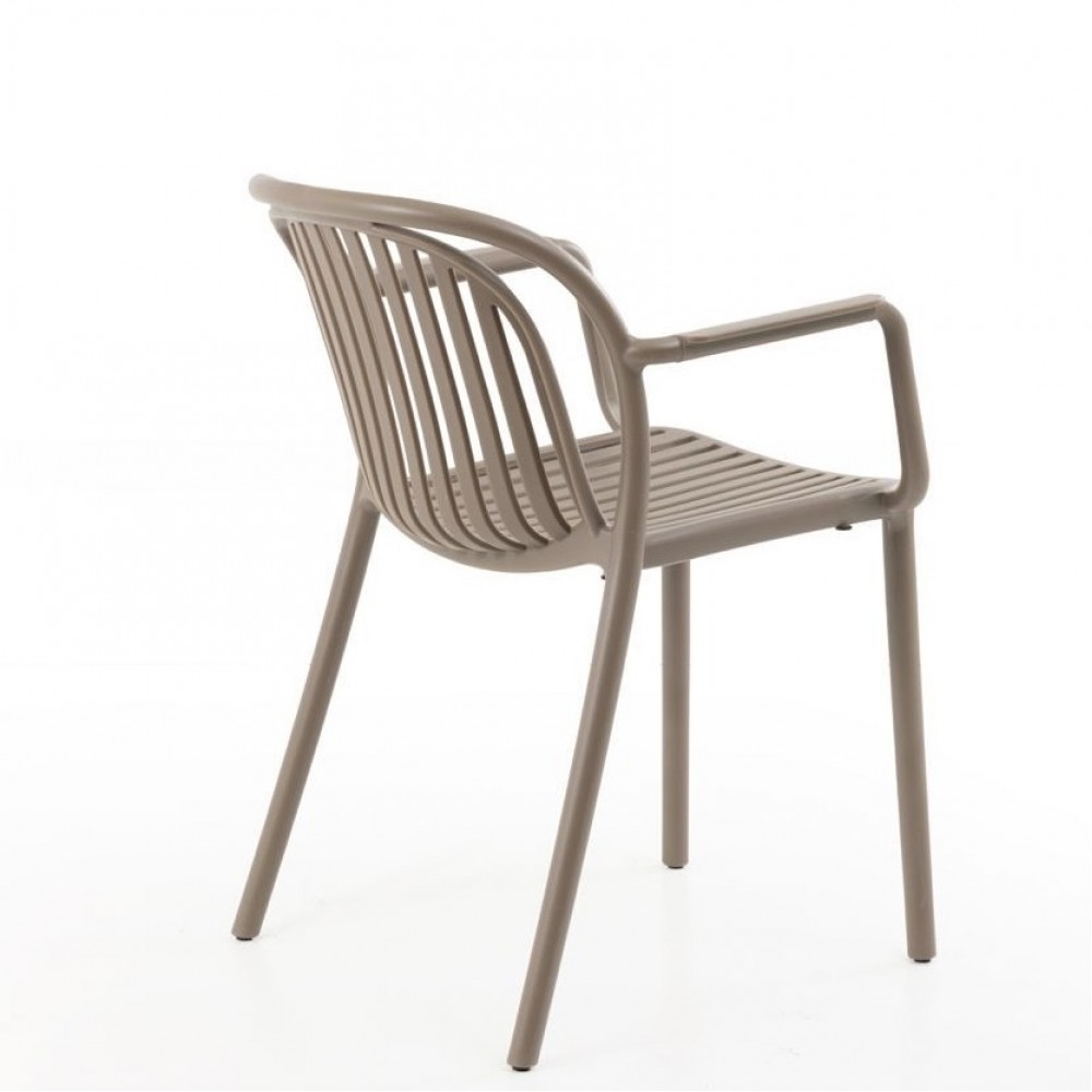 Πολυθρόνα Choho pp σε cappuccino απόχρωση 57x50x77