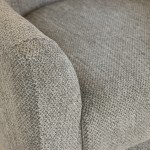 Πολυθρόνα-μπερζέρα Amster ύφασμα σε γκρι απόχρωση 72x86x92