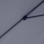 Ομπρέλα κήπου AIR αλουμινίου χρώμα ανθρακί 3x3m.