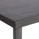 Τραπέζι κήπου "Scana" αλουμίνιο σε γκρι χρώμα 180x90x74
