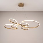 Φωτιστικό οροφής Giovanni led μέταλλο μπρονζε 70x30x70
