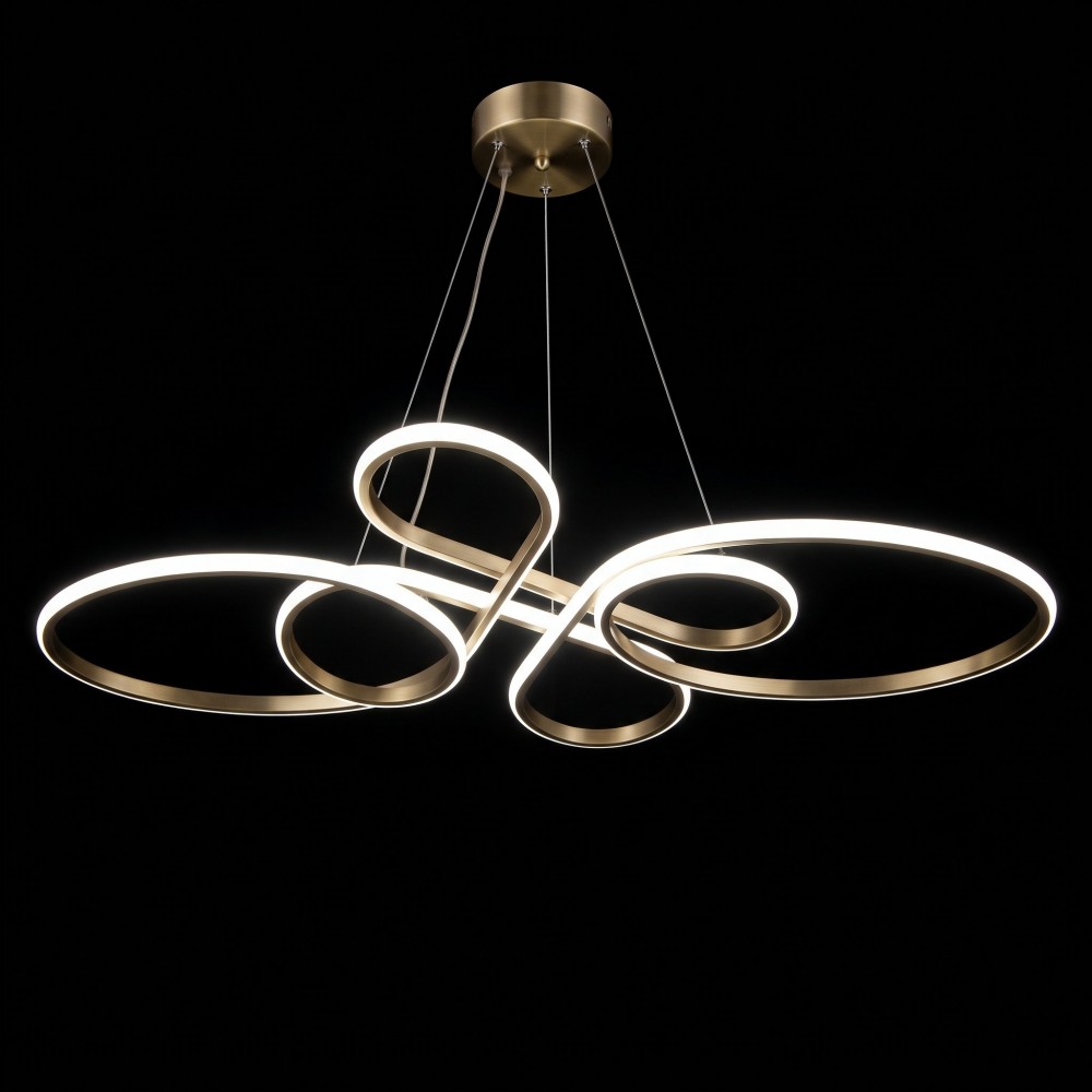 Φωτιστικό οροφής Giovanni led μέταλλο μπρονζε 70x30x70