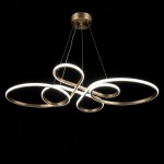Φωτιστικό οροφής Giovanni led μέταλλο μπρονζε 70x30x70