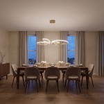 Φωτιστικό οροφής Giovanni led μέταλλο μπρονζε 70x30x70