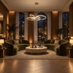 Φωτιστικό οροφής Giovanni led μέταλλο μπρονζε 70x30x70