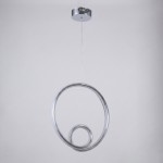 Φωτιστικό οροφής Lorentzo led μέταλλο νικελ 37x37x70