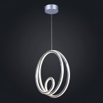 Φωτιστικό οροφής Lorentzo led μέταλλο νικελ 37x37x70
