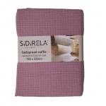 Κάλυμμα κρεβατιού πικέ σε χρώμα ροζ 160x220