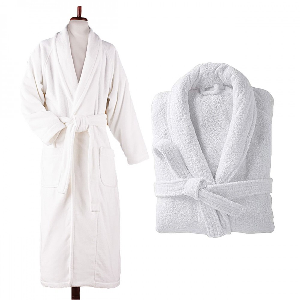 Μπουρνούζι σε χρώμα λευκό