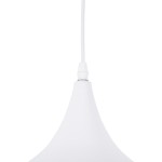 GloboStar® SHANGHAI WHITE 01026 SET 3 Μοντέρνα Κρεμαστά Φωτιστικά Οροφής Τρίφωτο 3 x E27 Λευκά Μεταλλικά Καμπάνα