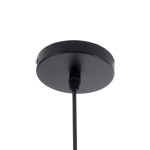 GloboStar® NUNZIATA 01236 Vintage Industrial Κρεμαστό Φωτιστικό Οροφής Μονόφωτο 1 x E27 AC220-240V IP20 - Φ26 x Υ40cm - Μαύρο Μεταλλικό Καμπάνα - 5 Χρόνια Εγγύηση