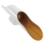 GloboStar® DIVINA 01303 Μοντέρνο Φωτιστικό Τοίχου Απλίκα Δίφωτο Λευκό Χρυσό  Μεταλλικό Φ5.5 x Π8 x Υ60cm