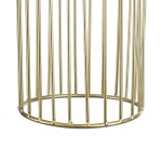 GloboStar® DURANT 01322 Μοντέρνο Industrial Κρεμαστό Φωτιστικό Οροφής Μονόφωτο 1 x E27 AC220-240V IP20 - Φ12 x Υ40cm - Γκρι Μπεζ Τσιμέντο Πλέγμα - 5 Χρόνια Εγγύηση