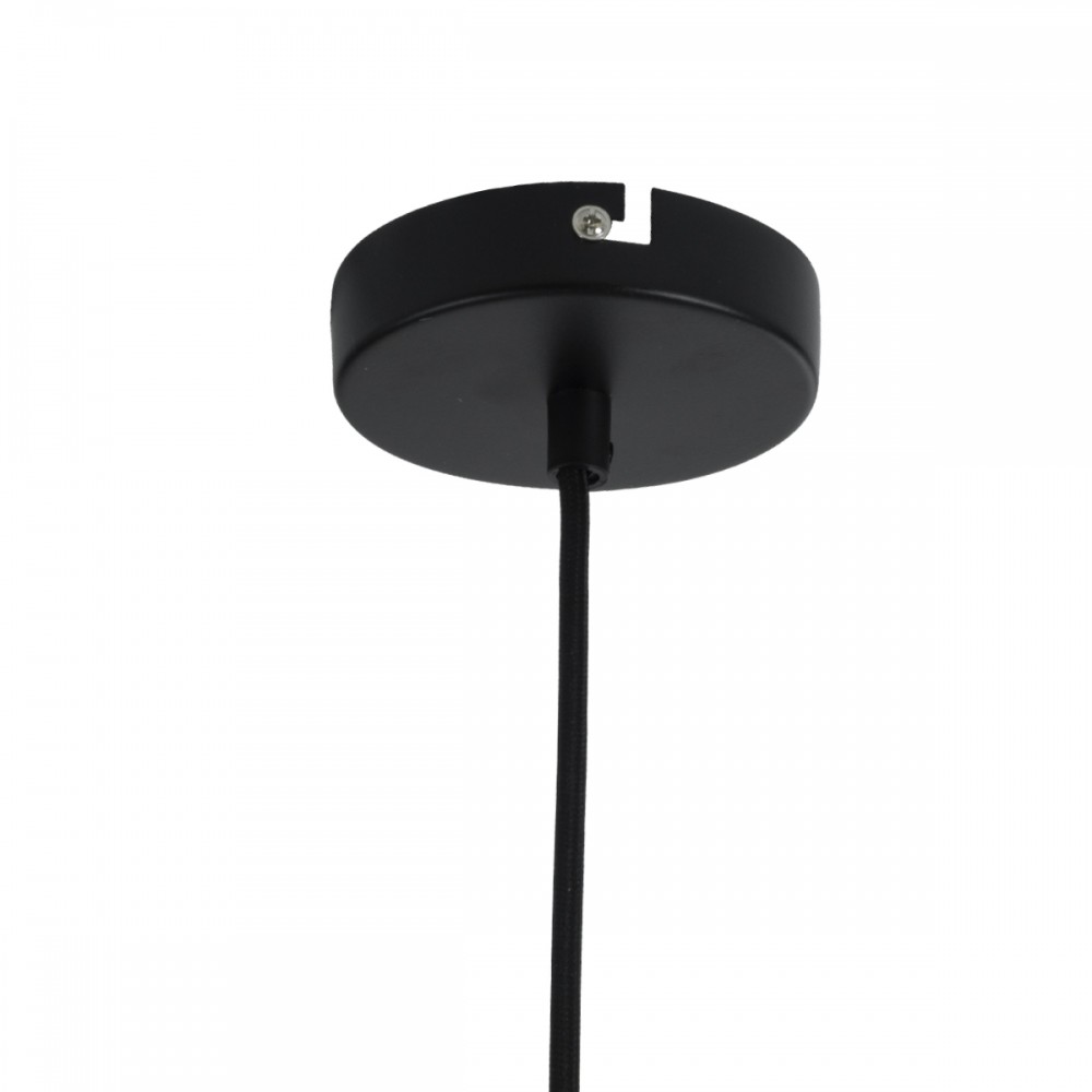 GloboStar® DURANT 01322 Μοντέρνο Industrial Κρεμαστό Φωτιστικό Οροφής Μονόφωτο 1 x E27 AC220-240V IP20 - Φ12 x Υ40cm - Γκρι Μπεζ Τσιμέντο Πλέγμα - 5 Χρόνια Εγγύηση