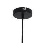 GloboStar® DURANT 01322 Μοντέρνο Industrial Κρεμαστό Φωτιστικό Οροφής Μονόφωτο 1 x E27 AC220-240V IP20 - Φ12 x Υ40cm - Γκρι Μπεζ Τσιμέντο Πλέγμα - 5 Χρόνια Εγγύηση