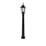 GloboStar® ELLIPSE 01401 Vintage Φωτιστικό Δαπέδου Μονόφωτο 1 x E27 Μαύρο Μεταλλικό Πλέγμα L17 x W16 x H105cm