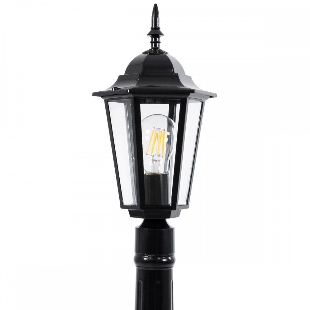 GloboStar® ELLIPSE 01401 Vintage Φωτιστικό Δαπέδου Μονόφωτο 1 x E27 Μαύρο Μεταλλικό Πλέγμα L17 x W16 x H105cm