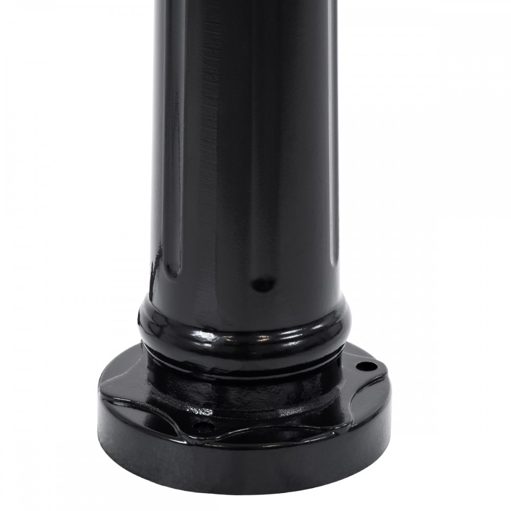 GloboStar® ELLIPSE 01401 Vintage Φωτιστικό Δαπέδου Μονόφωτο 1 x E27 Μαύρο Μεταλλικό Πλέγμα L17 x W16 x H105cm