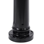 GloboStar® ELLIPSE 01401 Vintage Φωτιστικό Δαπέδου Μονόφωτο 1 x E27 Μαύρο Μεταλλικό Πλέγμα L17 x W16 x H105cm