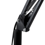GloboStar® AUDREY 01468 Vintage Φωτιστικό Δαπέδου Μονόφωτο 1 x E27 Μαύρο Μεταλλικό Καμπάνα D15 x H190cm