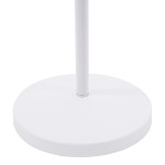 GloboStar® AUDREY 01471 Vintage Φωτιστικό Δαπέδου Μονόφωτο 1 x E27 Λευκό Μεταλλικό Καμπάνα D15 x H190cm
