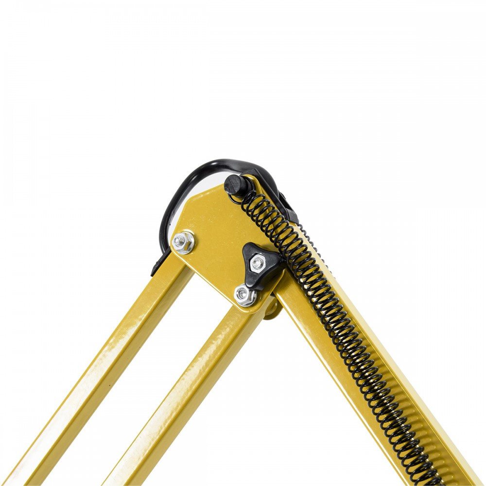 GloboStar® AUDREY 01472 Μοντέρνο Φωτιστικό Δαπέδου Μονόφωτο Μεταλλικό Κίτρινο Φ15 x Υ190cm