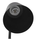 GloboStar® RIBBON 01585 Μοντέρνο Φωτιστικό Δαπέδου Μονόφωτο 1 x E27 Μαύρο Μεταλλικό Καμπάνα με Εφέ Ξύλου D13 x H164cm