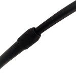 GloboStar® IMPERIAL 01587 Μοντέρνο Φωτιστικό Δαπέδου Μονόφωτο 1 x E27 Μαύρο Μεταλλικό Καμπάνα με Μαύρο Ύφασμα D34 x H172cm
